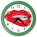 Lips -25 Color Wall Clock Front