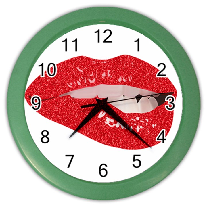 Lips -25 Color Wall Clock