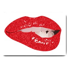 Lips -25 Large Doormat by SychEva