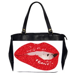 Lips -25 Oversize Office Handbag (2 Sides) by SychEva