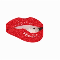 Lips -25 Small Garden Flag (two Sides) by SychEva