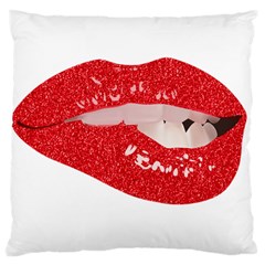 Lips -25 Large Cushion Case (two Sides) by SychEva