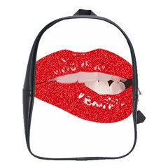 Lips -25 School Bag (xl) by SychEva