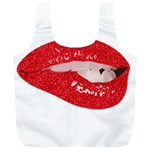 Lips -25 Full Print Recycle Bag (XL) Front