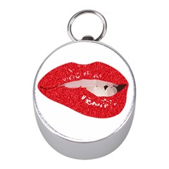 Lips -25 Mini Silver Compasses by SychEva