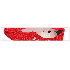 Lips -25 Large Premium Plush Fleece Scarf 