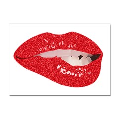 Lips -25 Crystal Sticker (a4) by SychEva