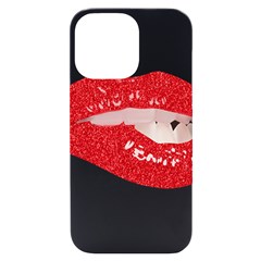 Lips -25 Iphone 14 Pro Max Black Uv Print Case by SychEva