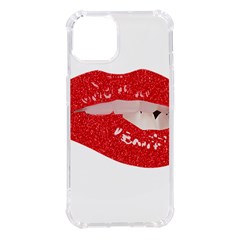 Lips -25 Iphone 14 Tpu Uv Print Case by SychEva