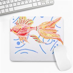 Fishing Lover T- Shirtfish T- Shirt (7) Large Mousepad by EnriqueJohnson