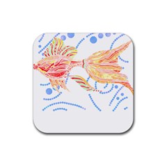 Fishing Lover T- Shirtfish T- Shirt (7) Rubber Coaster (square) by EnriqueJohnson