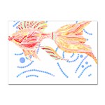 Fishing Lover T- Shirtfish T- Shirt (7) Sticker A4 (10 pack) Front