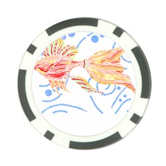 Fishing Lover T- Shirtfish T- Shirt (7) Poker Chip Card Guard (10 Pack) by EnriqueJohnson