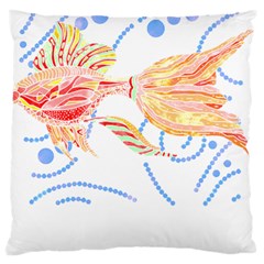 Fishing Lover T- Shirtfish T- Shirt (7) Standard Premium Plush Fleece Cushion Case (two Sides) by EnriqueJohnson