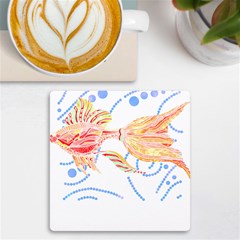 Fishing Lover T- Shirtfish T- Shirt (7) Uv Print Square Tile Coaster  by EnriqueJohnson