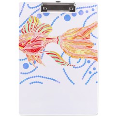 Fishing Lover T- Shirtfish T- Shirt (7) A4 Acrylic Clipboard by EnriqueJohnson