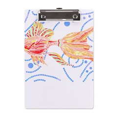 Fishing Lover T- Shirtfish T- Shirt (7) A5 Acrylic Clipboard by EnriqueJohnson