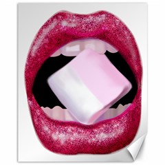 Lips -5 Canvas 11  X 14  by SychEva