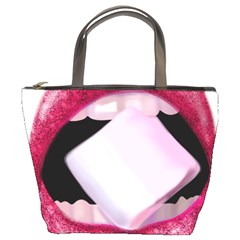 Lips -5 Bucket Bag by SychEva