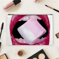 Lips -5 Cosmetic Bag (large) by SychEva