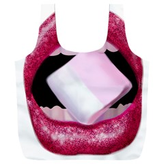 Lips -5 Full Print Recycle Bag (xxl) by SychEva