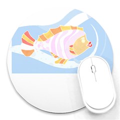 Fishing Lover T- Shirtfish T- Shirt (8) Round Mousepad by EnriqueJohnson