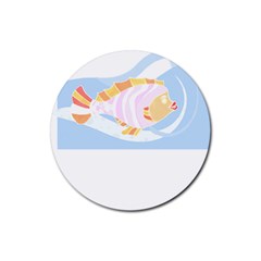 Fishing Lover T- Shirtfish T- Shirt (8) Rubber Coaster (round) by EnriqueJohnson