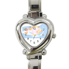 Fishing Lover T- Shirtfish T- Shirt (8) Heart Italian Charm Watch by EnriqueJohnson