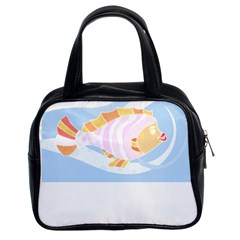 Fishing Lover T- Shirtfish T- Shirt (8) Classic Handbag (two Sides) by EnriqueJohnson