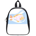 Fishing Lover T- Shirtfish T- Shirt (8) School Bag (Small) Front