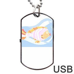 Fishing Lover T- Shirtfish T- Shirt (8) Dog Tag Usb Flash (two Sides) by EnriqueJohnson