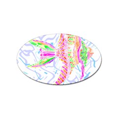 Fishing Lover T- Shirtfish T- Shirt Sticker Oval (10 Pack) by EnriqueJohnson