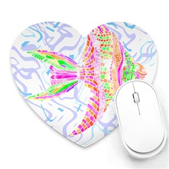 Fishing Lover T- Shirtfish T- Shirt Heart Mousepad by EnriqueJohnson