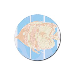 Fishingtshirt T- Shirtfish T- Shirt (1) Rubber Coaster (round) by EnriqueJohnson