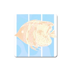 Fishingtshirt T- Shirtfish T- Shirt (1) Square Magnet