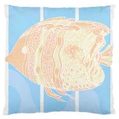 Fishingtshirt T- Shirtfish T- Shirt (1) Large Cushion Case (one Side) by EnriqueJohnson