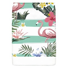 Flamingos T- Shirt Flamingos Tropical Pattern T- Shirt Removable Flap Cover (s) by EnriqueJohnson