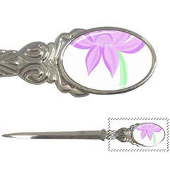 Floral Illustration T- Shirt A Delicate Flower T- Shirt Letter Opener by EnriqueJohnson