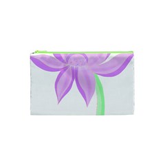 Floral Illustration T- Shirt A Delicate Flower T- Shirt Cosmetic Bag (xs) by EnriqueJohnson