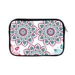 Floral Mandala T- Shirt Colorful Lotus Flower Mandala Art Pattern Apple iPad Mini Zipper Cases Front