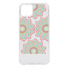 Floral Mandala T- Shirt Pretty Lotus Flower Mandala Art Pattern Iphone 14 Plus Tpu Uv Print Case by EnriqueJohnson