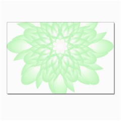 Floral Pattern T- Shirt Beautiful And Artistic Light Green Flower T- Shirt Postcards 5  X 7  (pkg Of 10) by EnriqueJohnson