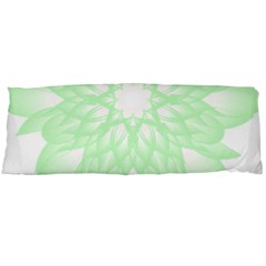 Floral Pattern T- Shirt Beautiful And Artistic Light Green Flower T- Shirt Body Pillow Case (dakimakura) by EnriqueJohnson