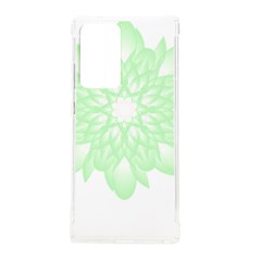 Floral Pattern T- Shirt Beautiful And Artistic Light Green Flower T- Shirt Samsung Galaxy Note 20 Ultra Tpu Uv Case by EnriqueJohnson