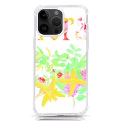 Floral Pattern T- Shirt Floral T- Shirt Iphone 14 Pro Max Tpu Uv Print Case by EnriqueJohnson