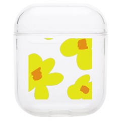 Floral Pattern T- Shirt Yellow Flowers T- Shirt Airpods 1/2 Case by EnriqueJohnson