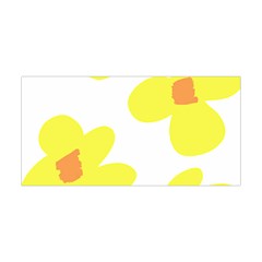 Floral Pattern T- Shirt Yellow Flowers T- Shirt Yoga Headband by EnriqueJohnson