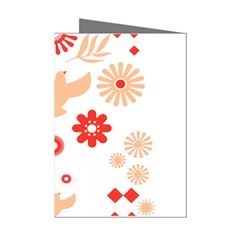 Floral T- Shirt Bloom I I T- Shirt Mini Greeting Cards (pkg Of 8) by EnriqueJohnson