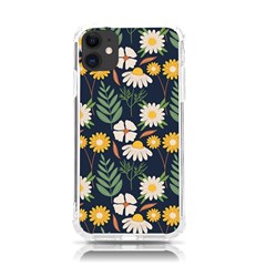 Flower Grey Pattern Floral Iphone 11 Tpu Uv Print Case