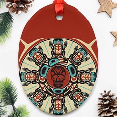 Skull Grateful Dead Phone Gratefuldead Ornament (oval) by Sarkoni